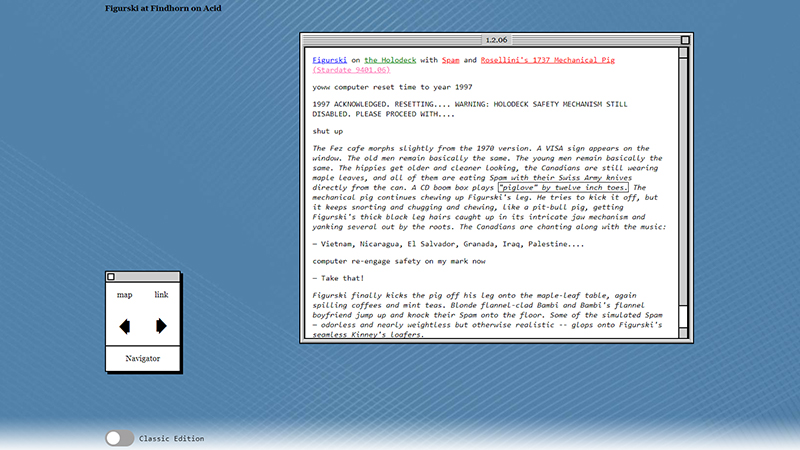 gallery image of Figurski at Findhorn on Acid