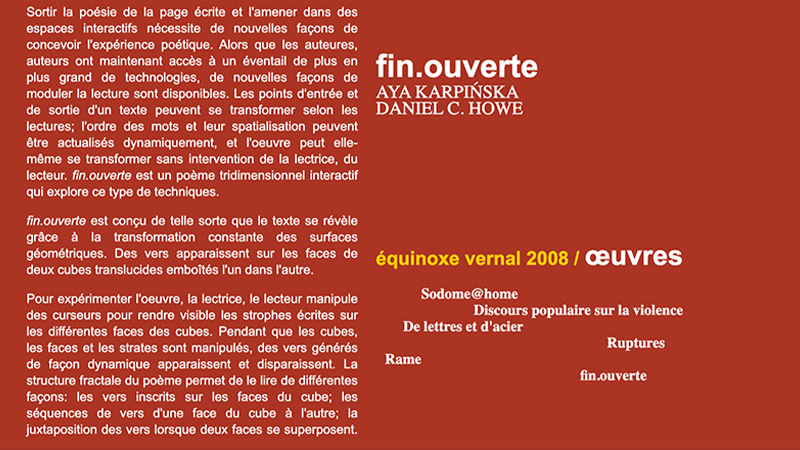 gallery image of Fin.ouverte