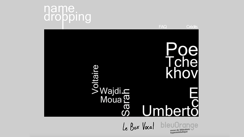 gallery image of name dropping