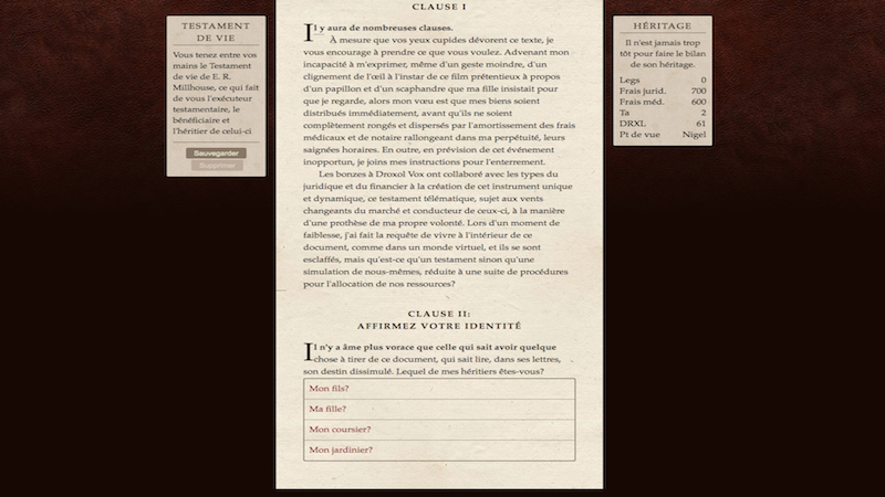 gallery image of Living Will - Testament de Vie