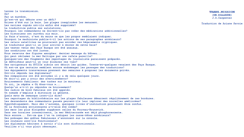 gallery image of TRANS.MISSION [A DIALOGUE]