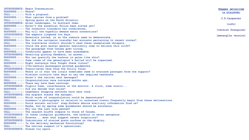 gallery image of TRANS.MISSION [A DIALOGUE]