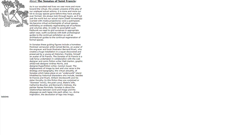 gallery image of The Sonatas of Saint Francis