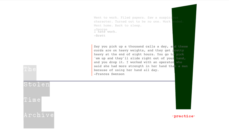 gallery image of Stolen Time Archive