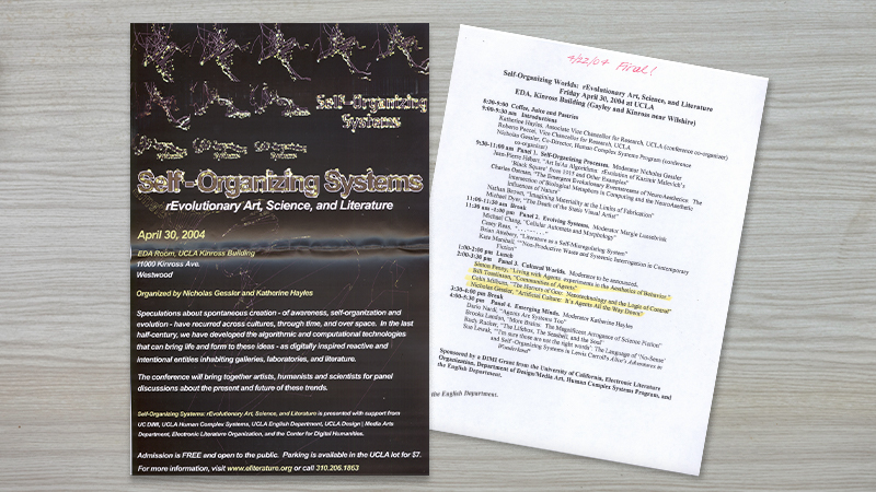 gallery image of 2004 Self-Organizing Systems Conference Materials