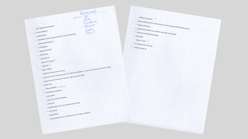 gallery image of The Electronic Literature Collection, Vol. 2 Author Agreements