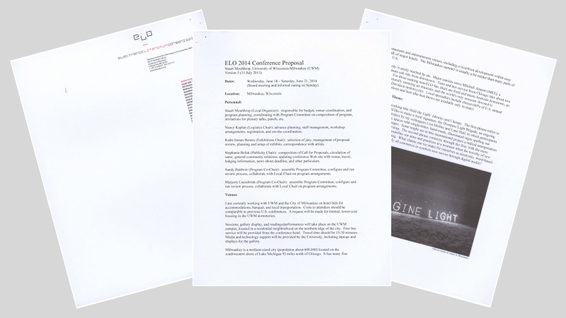 gallery image of ELO 2014 Conference Proposal