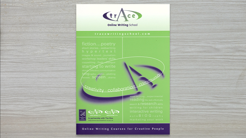 gallery image of trAce Online Writing Centre Writing School Flyer