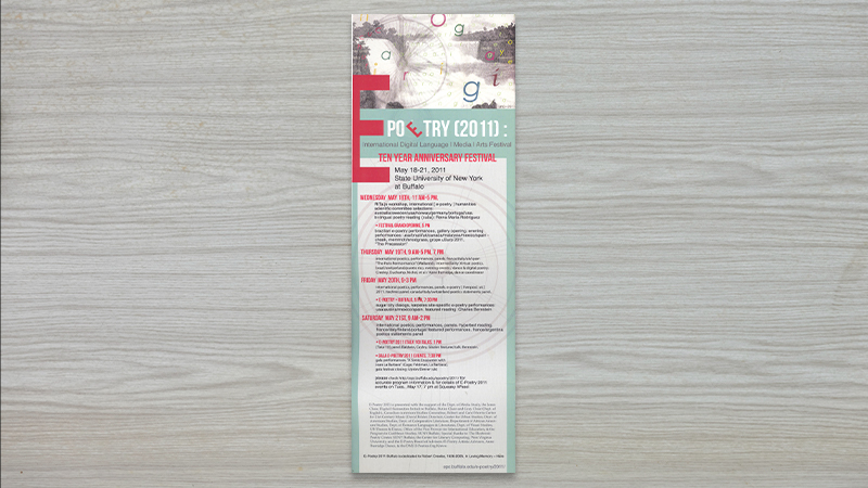 gallery image of EPOETRY 2011 Materials