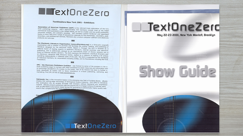 gallery image of TextOneZero New York 2001 Materials
