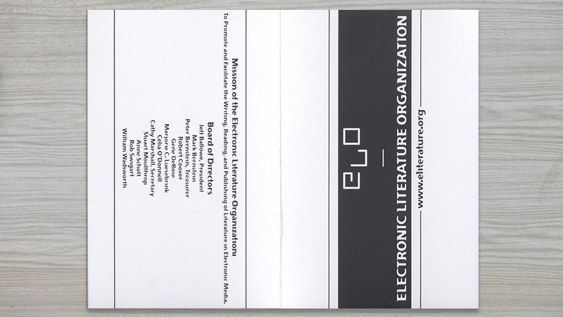 gallery image of Interactive Readings in Support of the Electronic Literature Organization