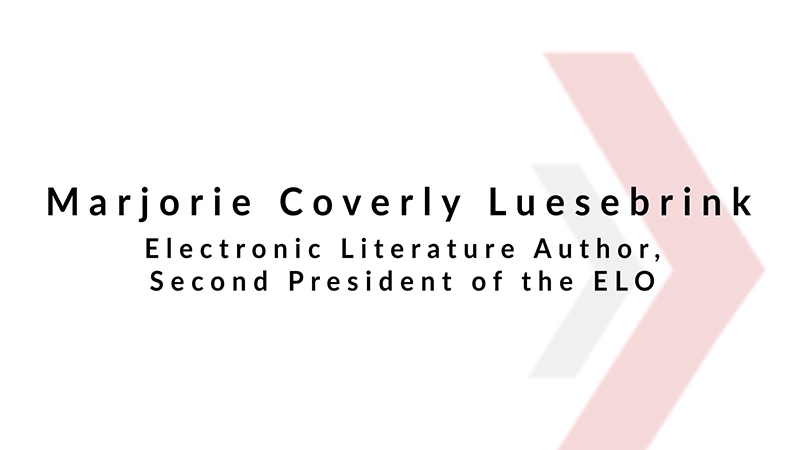 gallery image of Interview with Marjorie C. Luesebrink for The NEXT