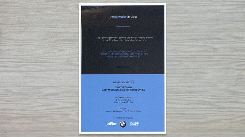 gallery image of The Nantucket Project WALLS Poster