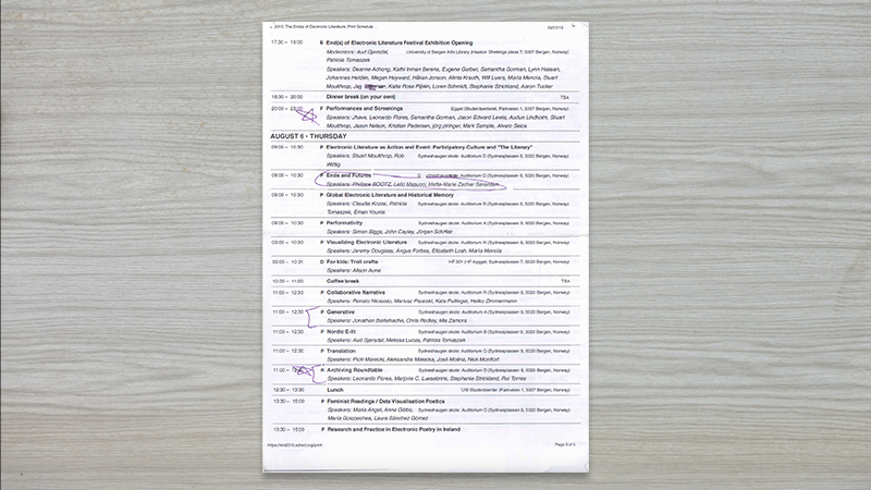 gallery image of 2015 ELO Conference Program