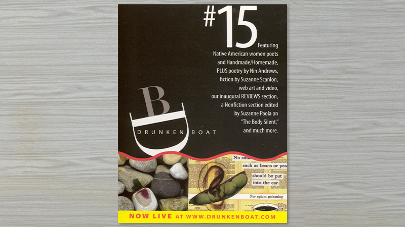 gallery image of Drunken Boat Issue 15 Flyer