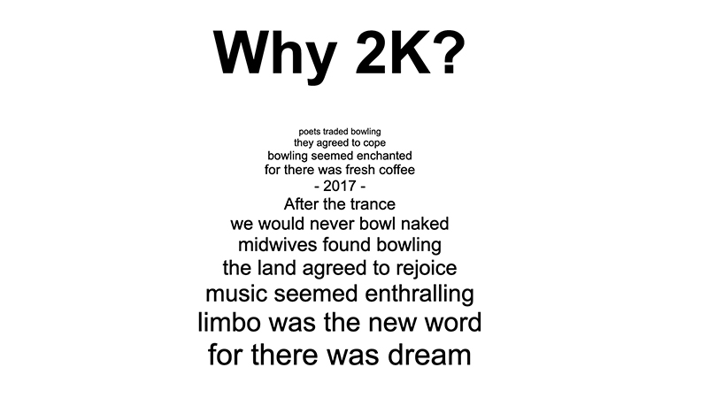 gallery image of Why 2k?