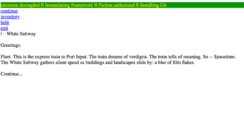 gallery image of The End of the White Subway