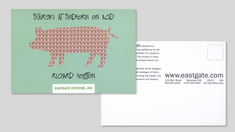 gallery image of Figurski at Findhorn on Acid Original Promotional Card