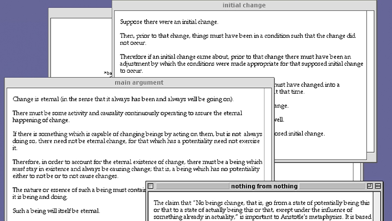 gallery image of Aristotle's Argument