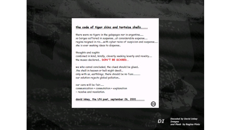 gallery image of the code of tiger skins and tortoise shells. . . . .