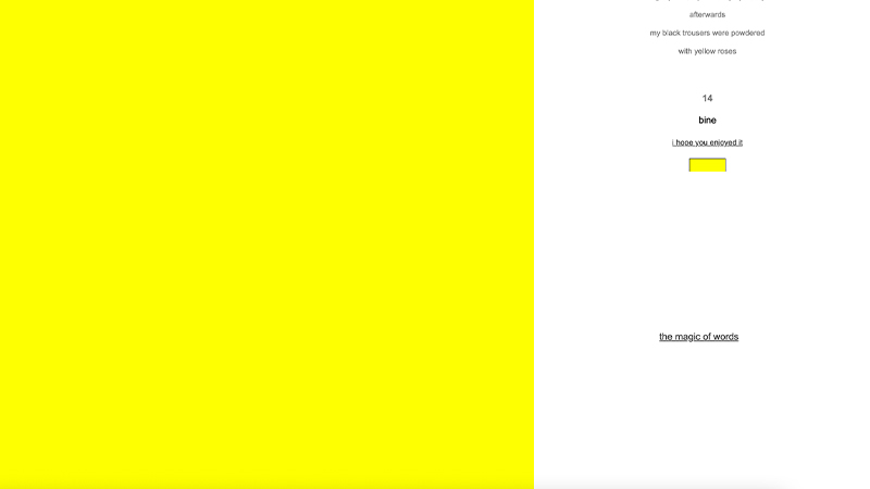 gallery image of Re: the magic of words