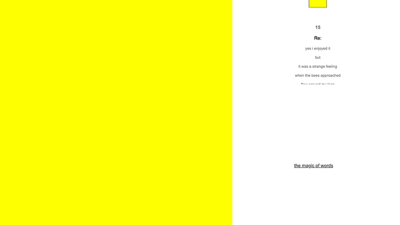 gallery image of Re: the magic of words