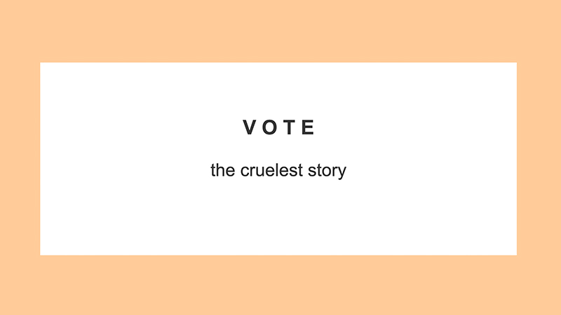 gallery image of cruel vote