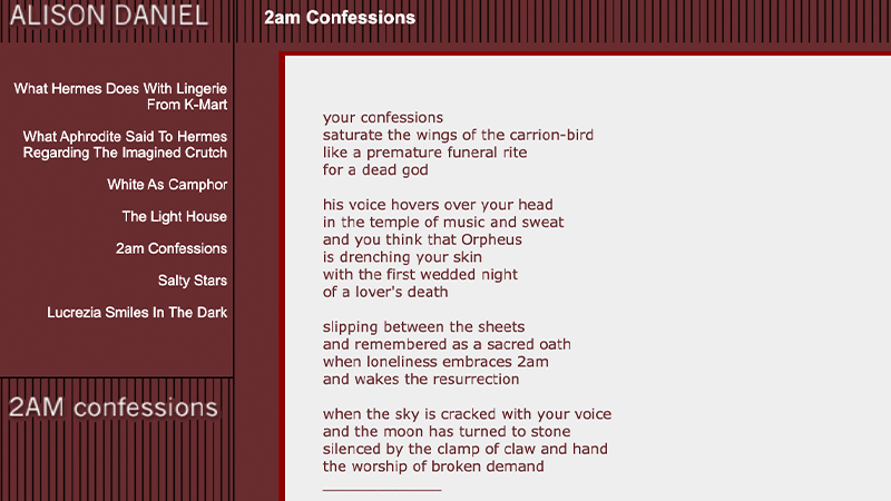 gallery image of 2am Confessions