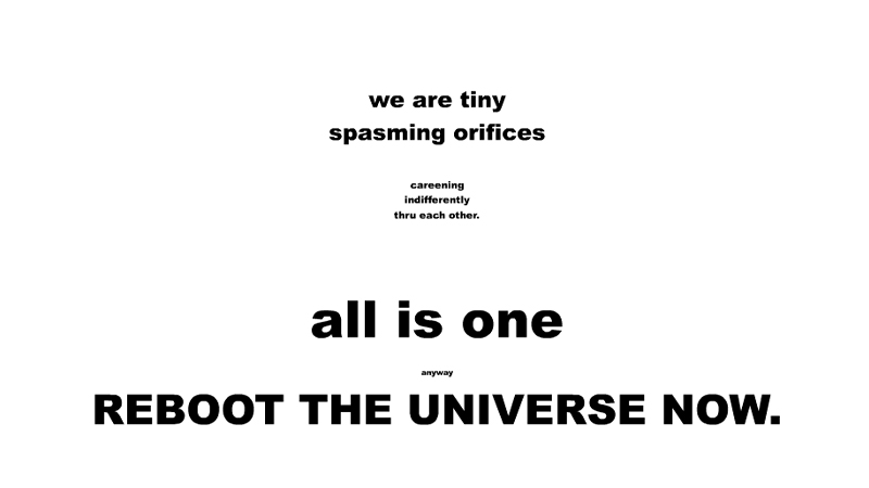 gallery image of Reboot the Universe Now