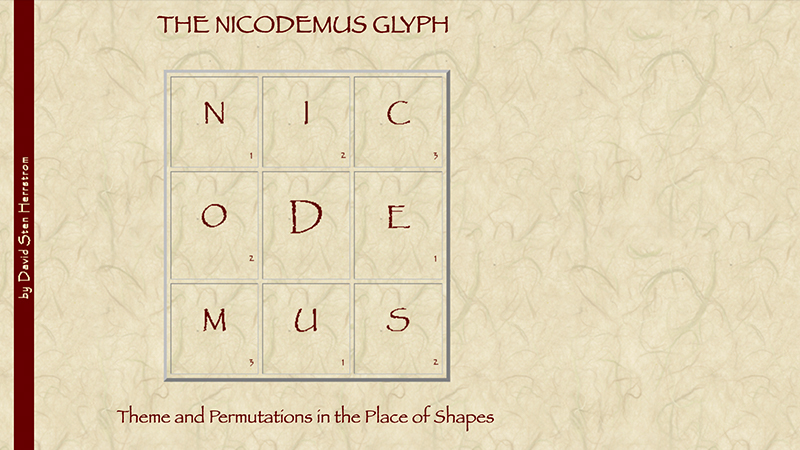 gallery image of The Nicodemus Glyph