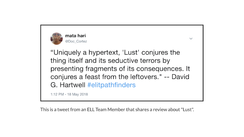 gallery image of Rebooting Electronic Literature, Volume 1 Chapter 8: Mary-Kim Arnold's 