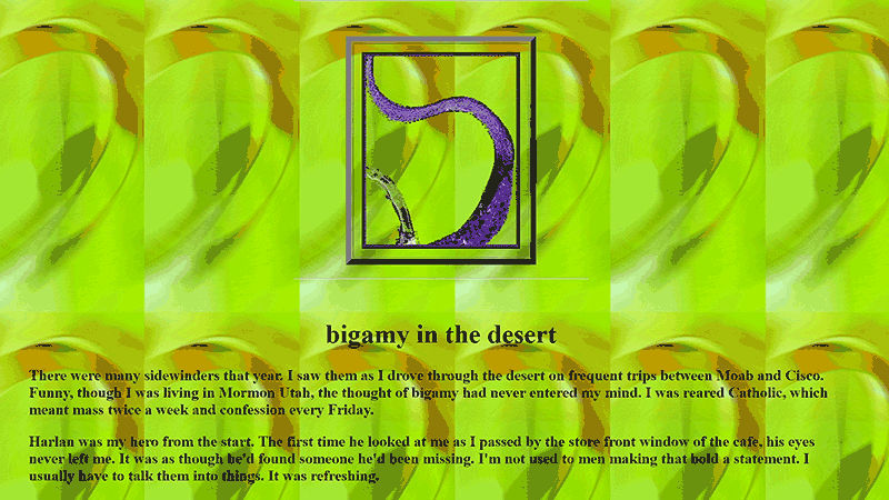 gallery image of Bigamy in the Desert