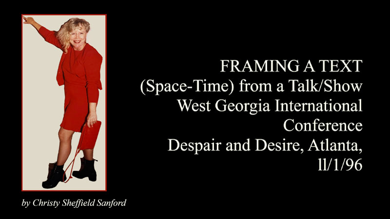 gallery image of FRAMING A TEXT (Space-Time)