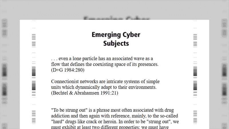 gallery image of Emerging Cyber Subjects