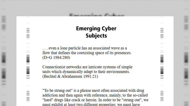 gallery image of Emerging Cyber Subjects