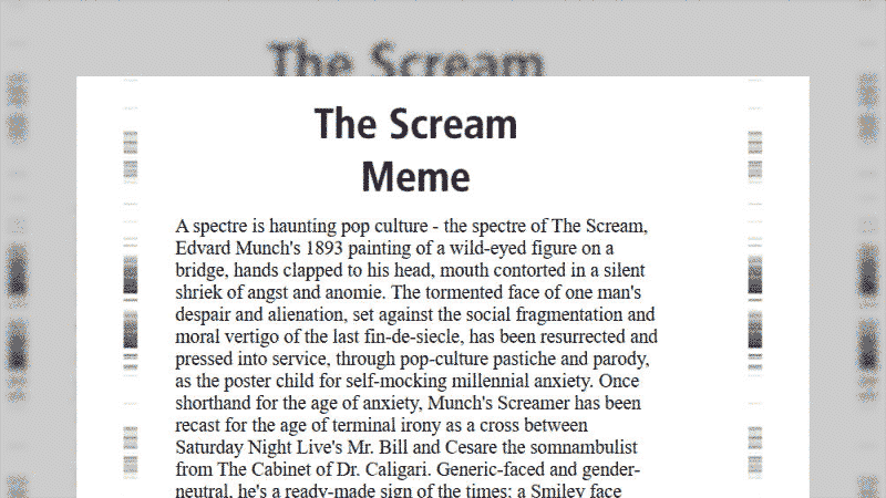 gallery image of The Scream Meme