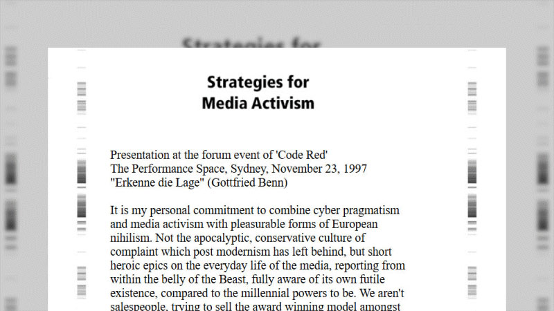 gallery image of Strategies for Media Activism