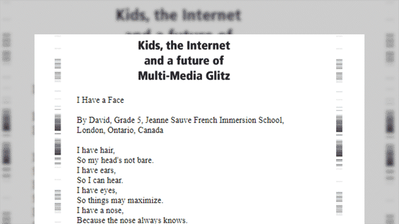gallery image of Kids, the Internet, and a future of Multi-Media Glitz