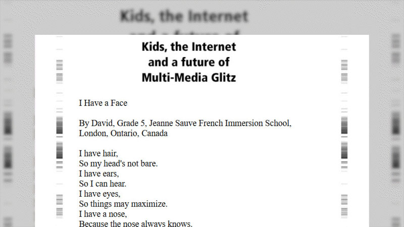 gallery image of Kids, the Internet, and a future of Multi-Media Glitz