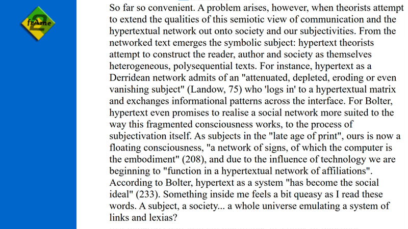 gallery image of Reconfiguring Hypertext as a Machine: Capitalism, Periodic Tables and a Mad Optometrist