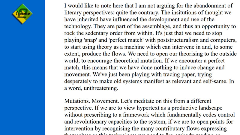 gallery image of Reconfiguring Hypertext as a Machine: Capitalism, Periodic Tables and a Mad Optometrist