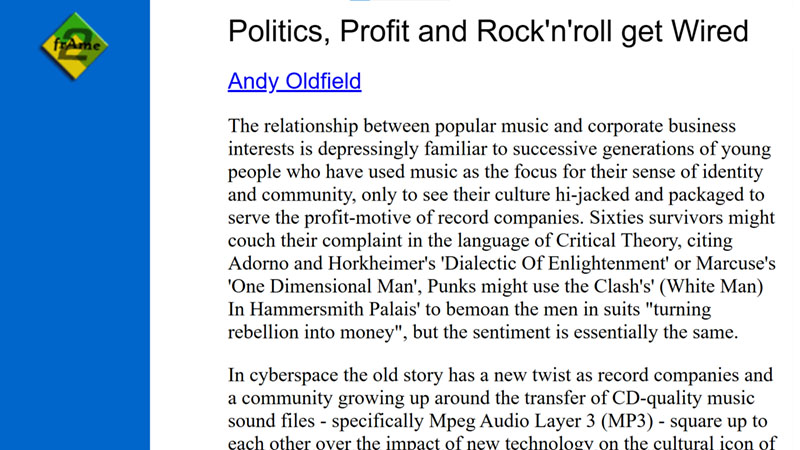 gallery image of Politics, Profit and Rock'n'roll get Wired