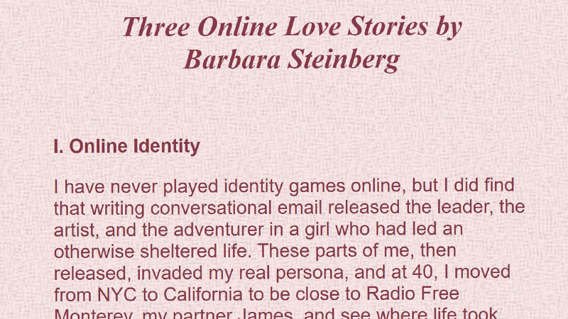 gallery image of Three Online Love Stories