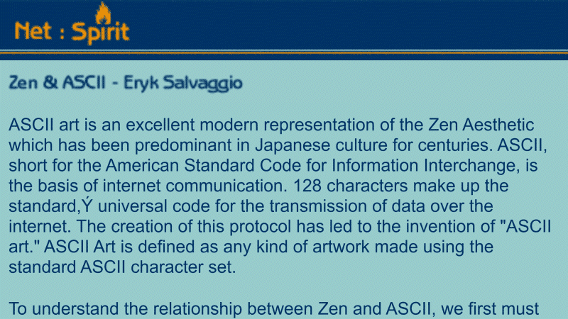 gallery image of Zen & ASCII