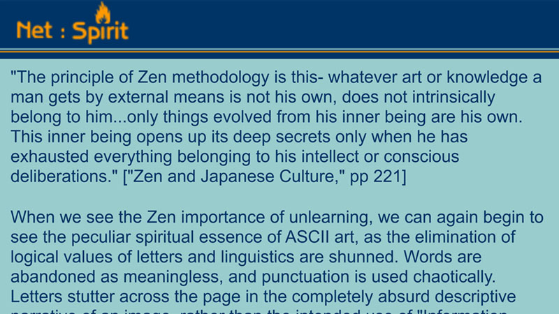 gallery image of Zen & ASCII