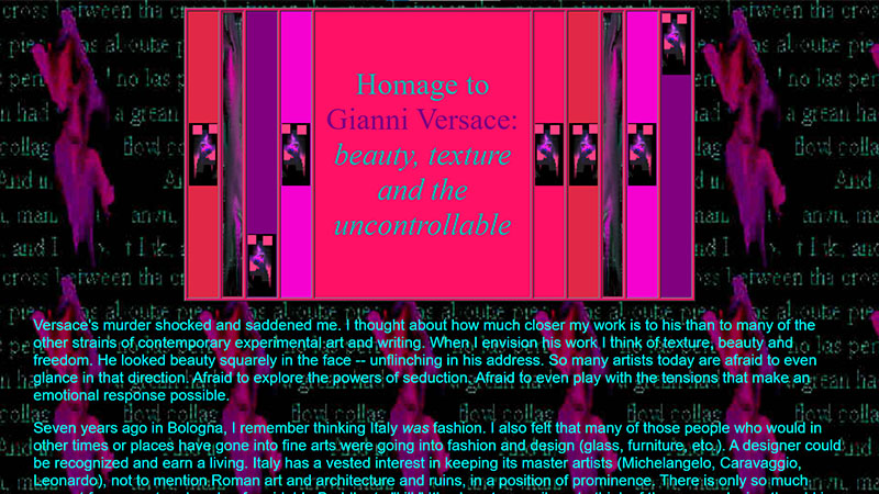 gallery image of Homage to Gianni Versace: beauty, texture and the uncontrollable