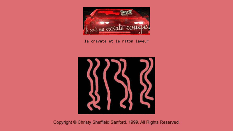 gallery image of La cravate et le raton laveur