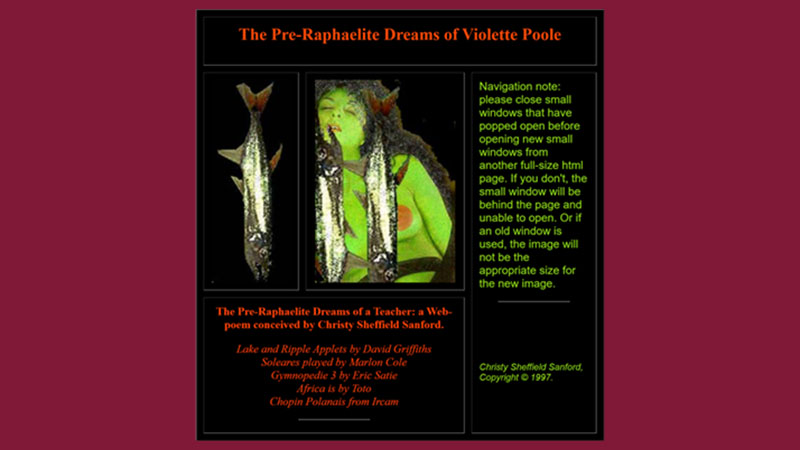 gallery image of The Pre-Raphaelite Dreams of Violette Poole