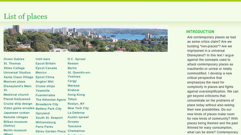 gallery image of Sprawling Places