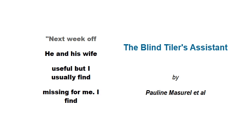 gallery image of The Blind Tiler's Assistant